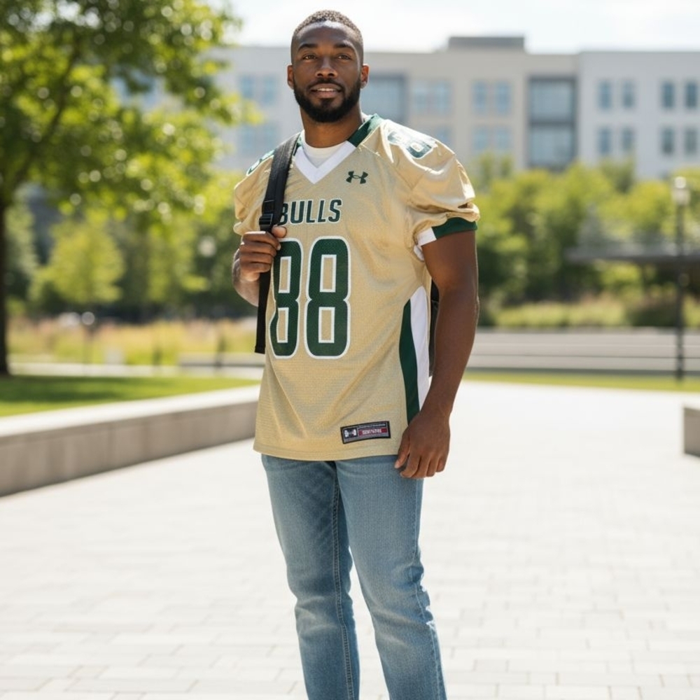 Under Armour Men's Gold Football Jersey